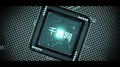 高科技数字芯片商务企业LOGO演绎AE模板视频的预览图